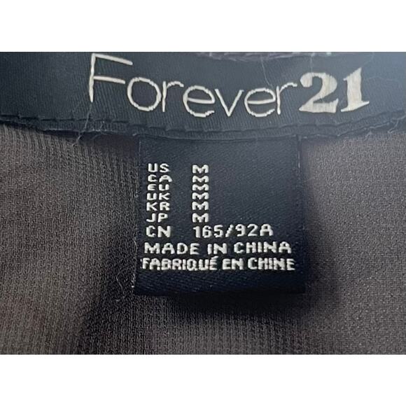 FOREVER 21 CAP SLEEVE PULL-OVER SCOOP NECKLINE BLOUSE, M, SMOKEY GREY - SEQUENCE - Picture 9 of 10